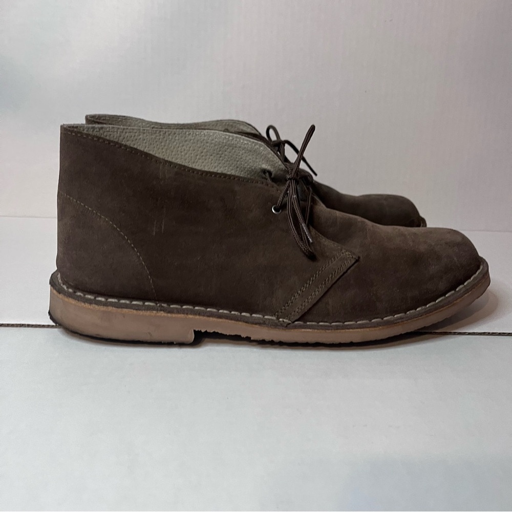 Alpargatus Men's Brown Suede Leather Desert Boots Size 43